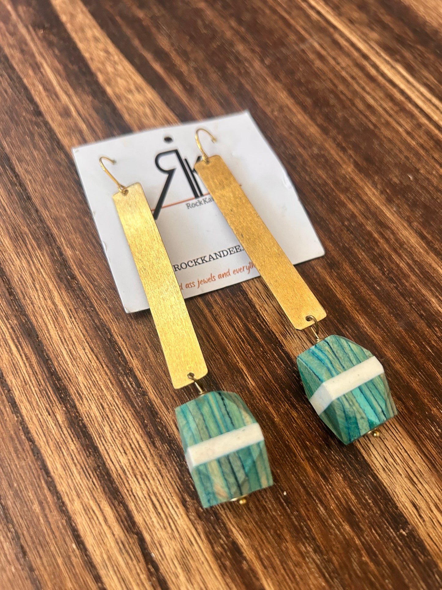 Geo Bar Earrings