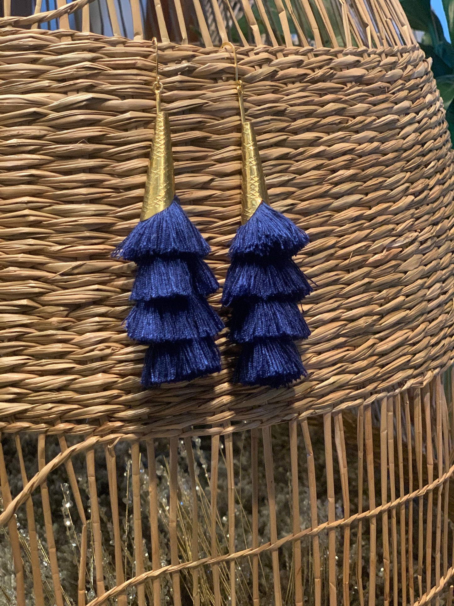 Gogo Gal Earrings- Electric Blue