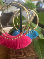 Paradise Hoops- Hibiscus